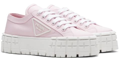 prada new sneakers pink|prada gabardine sneakers pink.